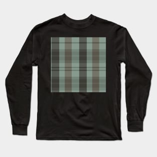 Dark Academia Aesthetic Evander 2 Hand Drawn Textured Plaid Pattern Long Sleeve T-Shirt